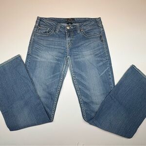 Silver Jeans Light Blue AIKO Boot Cut Denim